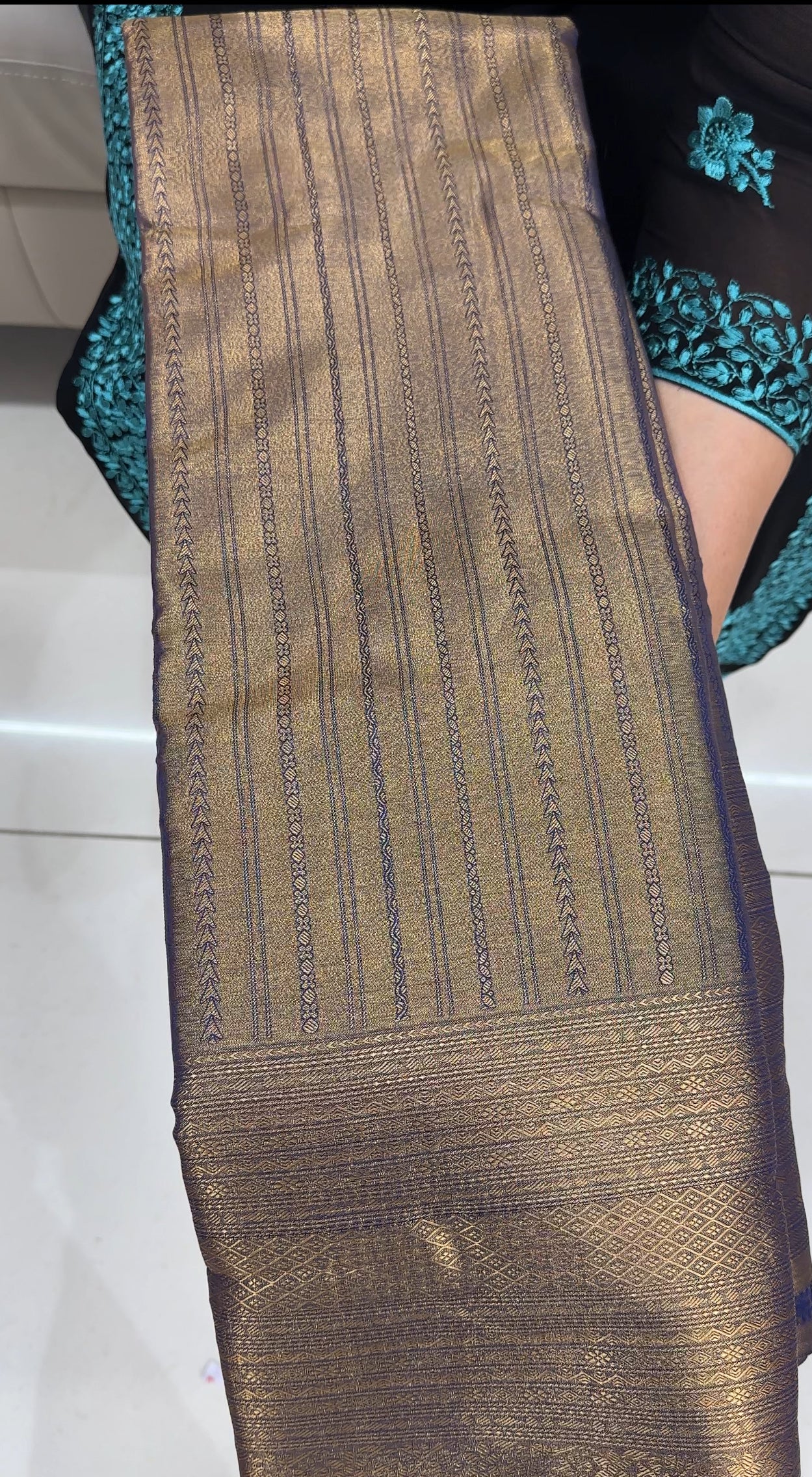 DESIGNER TISSUE KANCHIPURAM SILK SAREES - IHA 26353