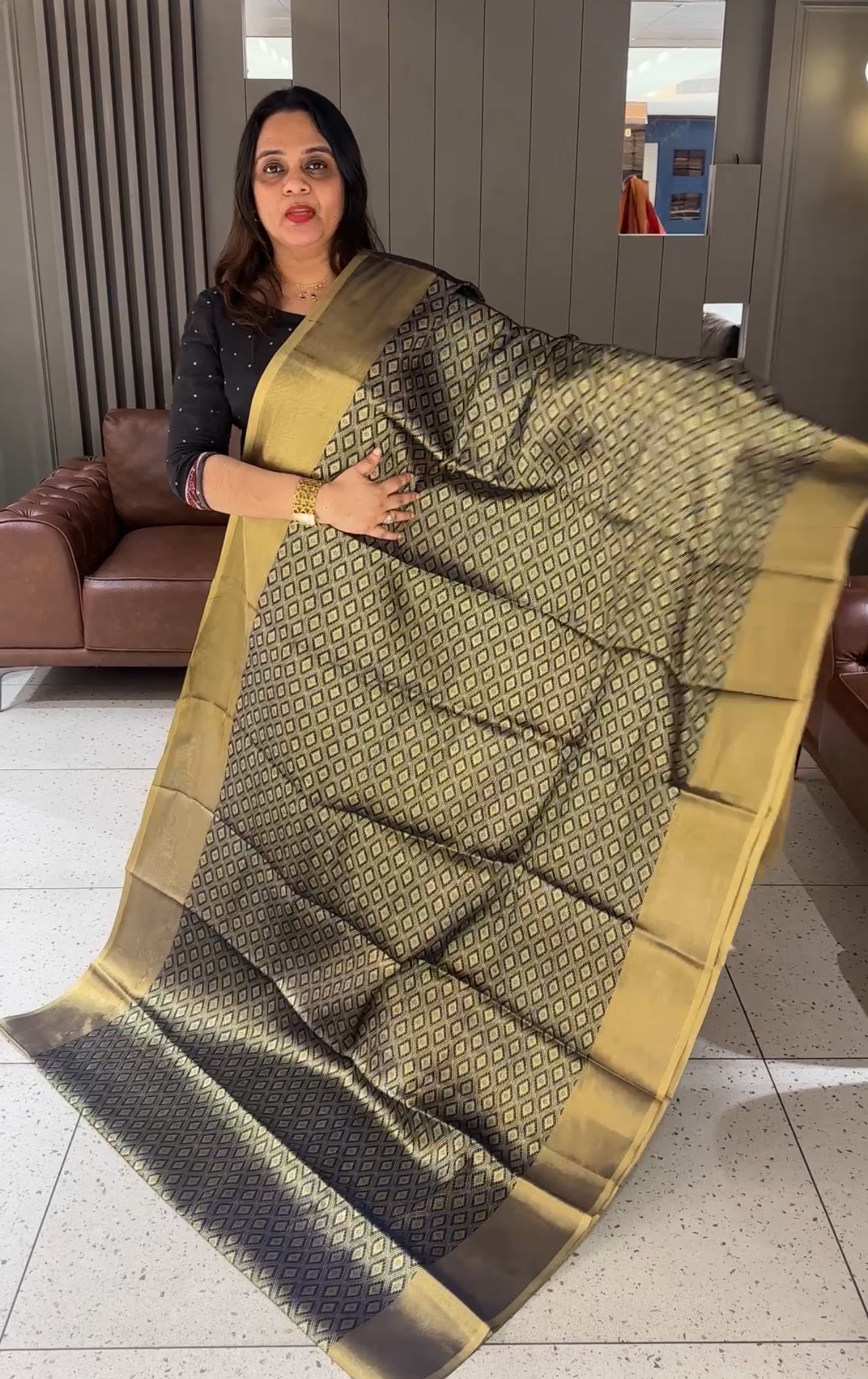 SEMI KATAN SAREES - IHA 19019