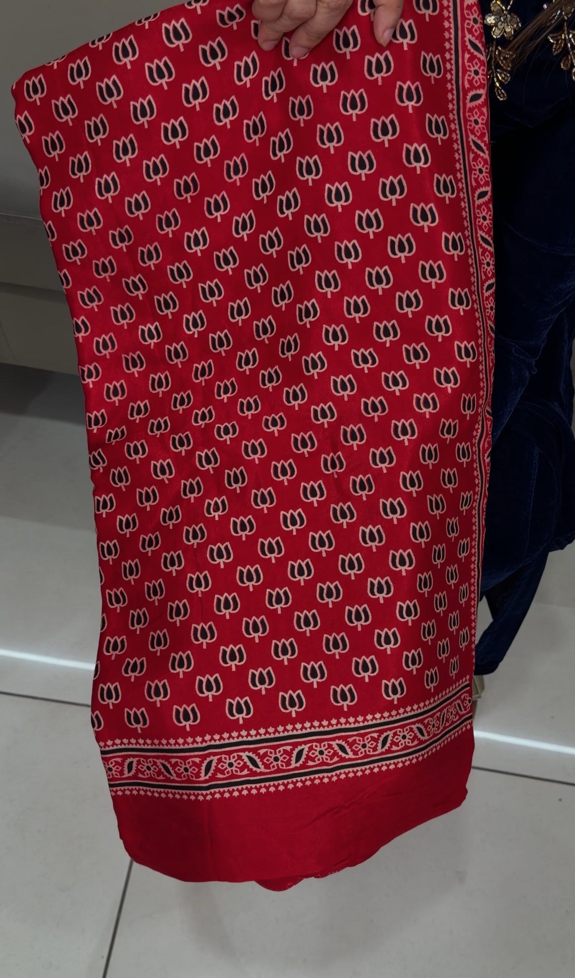 AJRAKH PRINTED SAREES - IHA 29834