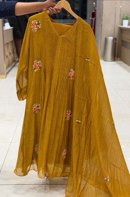 PARTY WEAR TOP,BOTTOM AND DUPATTA - IHA 35423