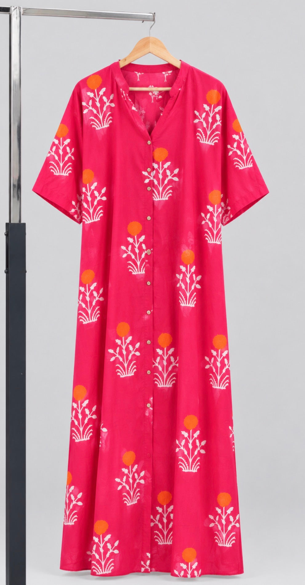 IHA'S IN-HOUSE COTTON SHIRT KAFTAN TOPS  - IHA 35998