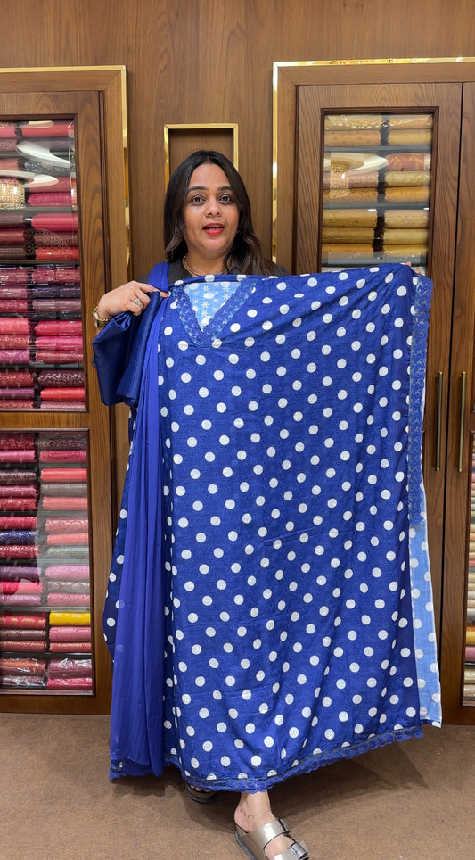 COTTON HAKOBA UNSTITCHED SALWAR SUITS - IHA 23044