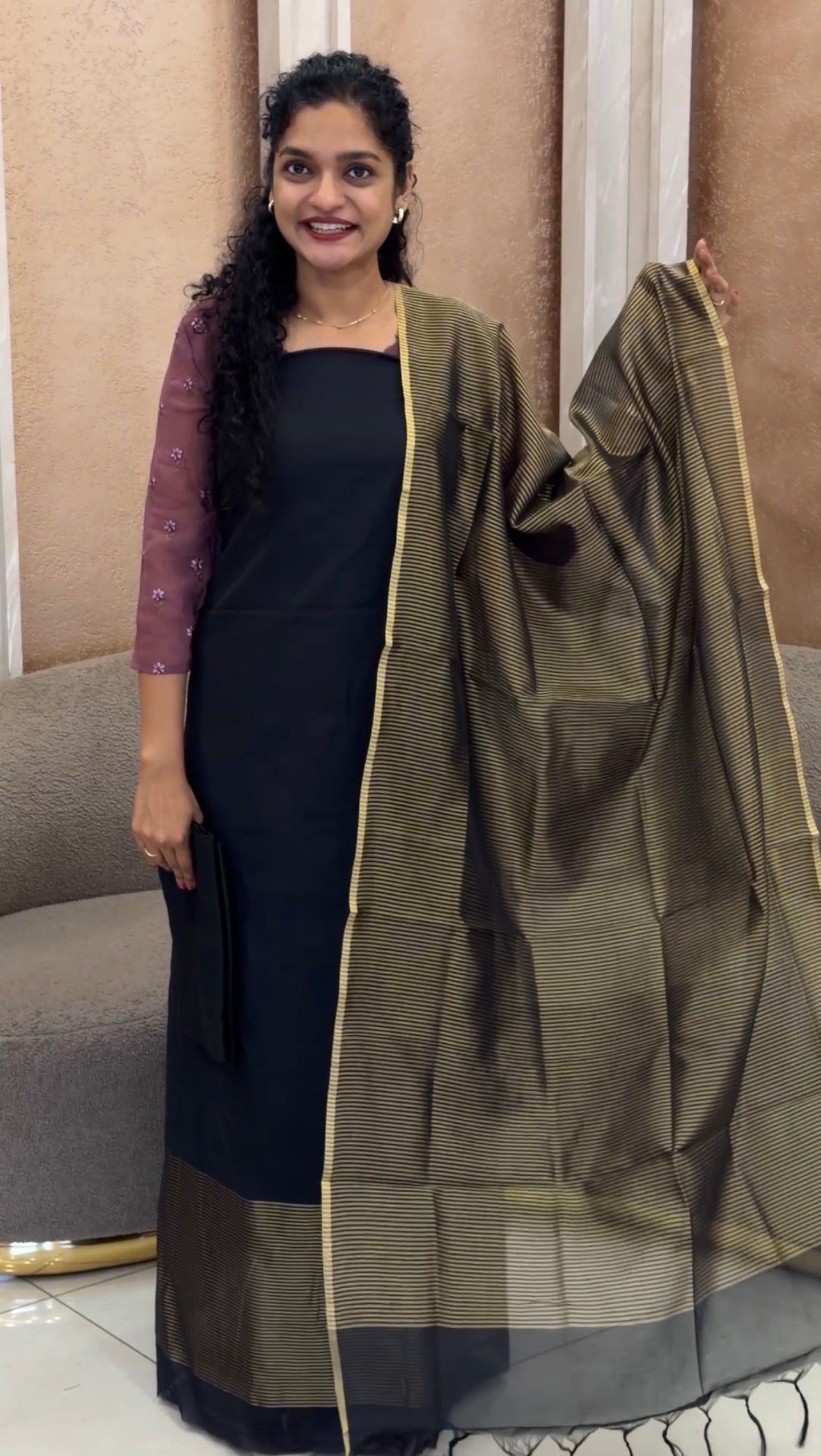 MUL CHANDERI UNSTITCHED SALWAR SUITS - IHA 33291