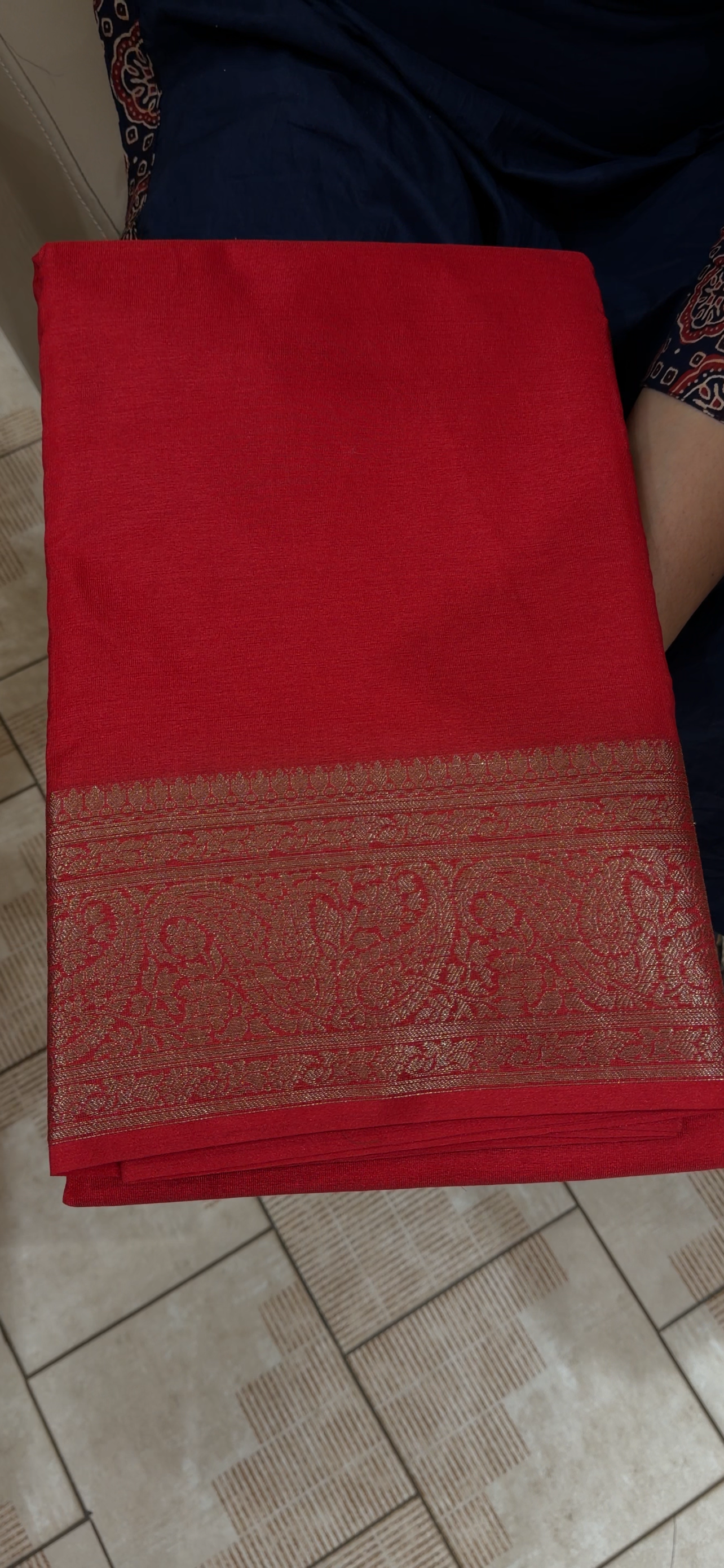SEMI BANARASI SAREES - IHA 34384
