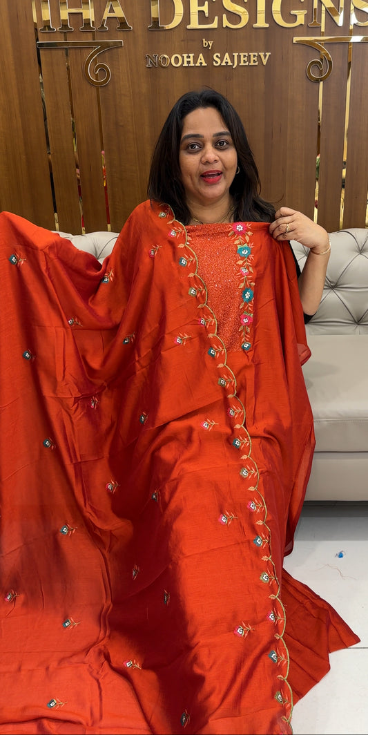 SEMI RAW SILK UNSTITCHED SALWAR SUITS - IHA 25238