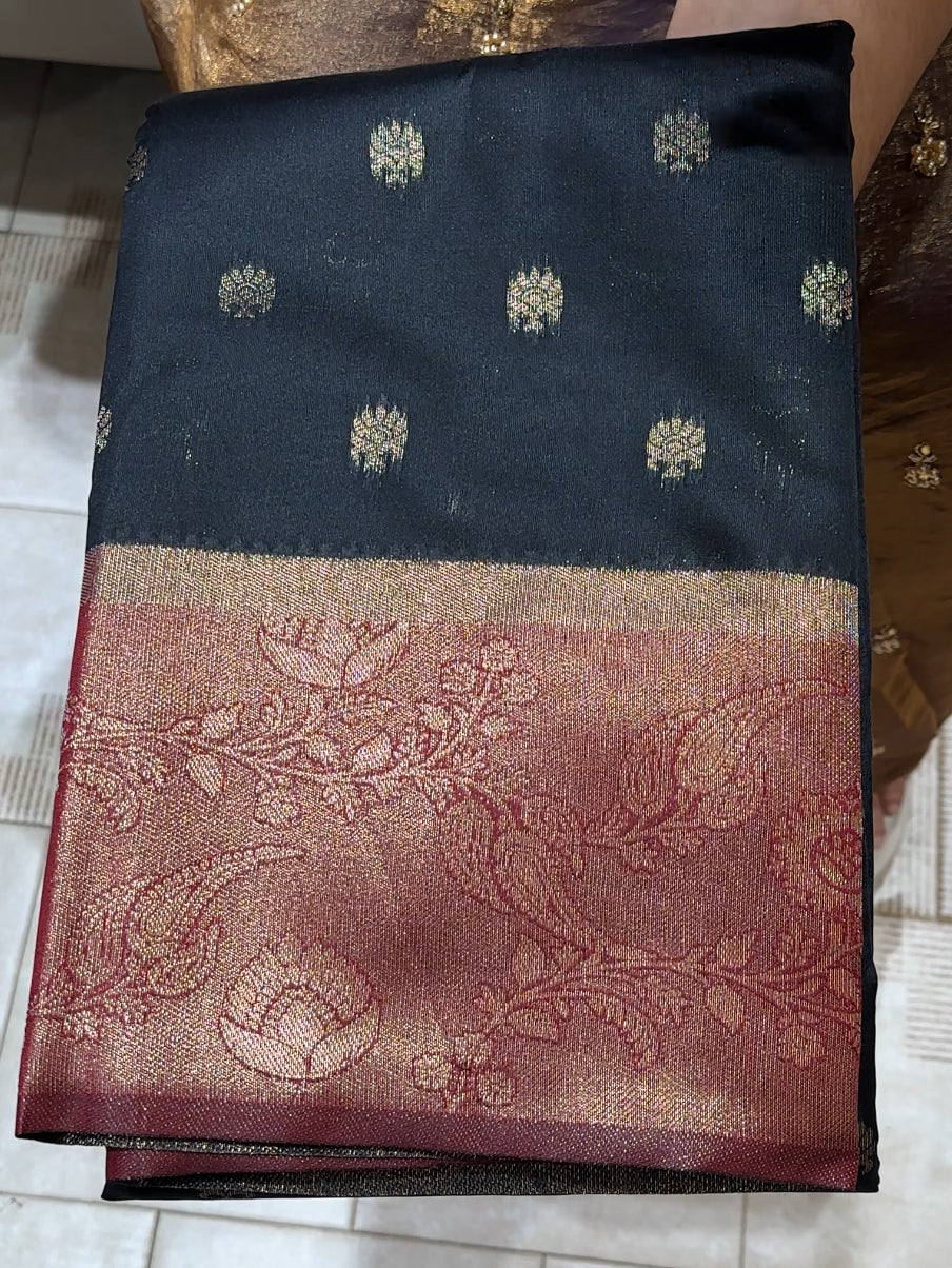 SEMI SILK SAREES - IHA 22708