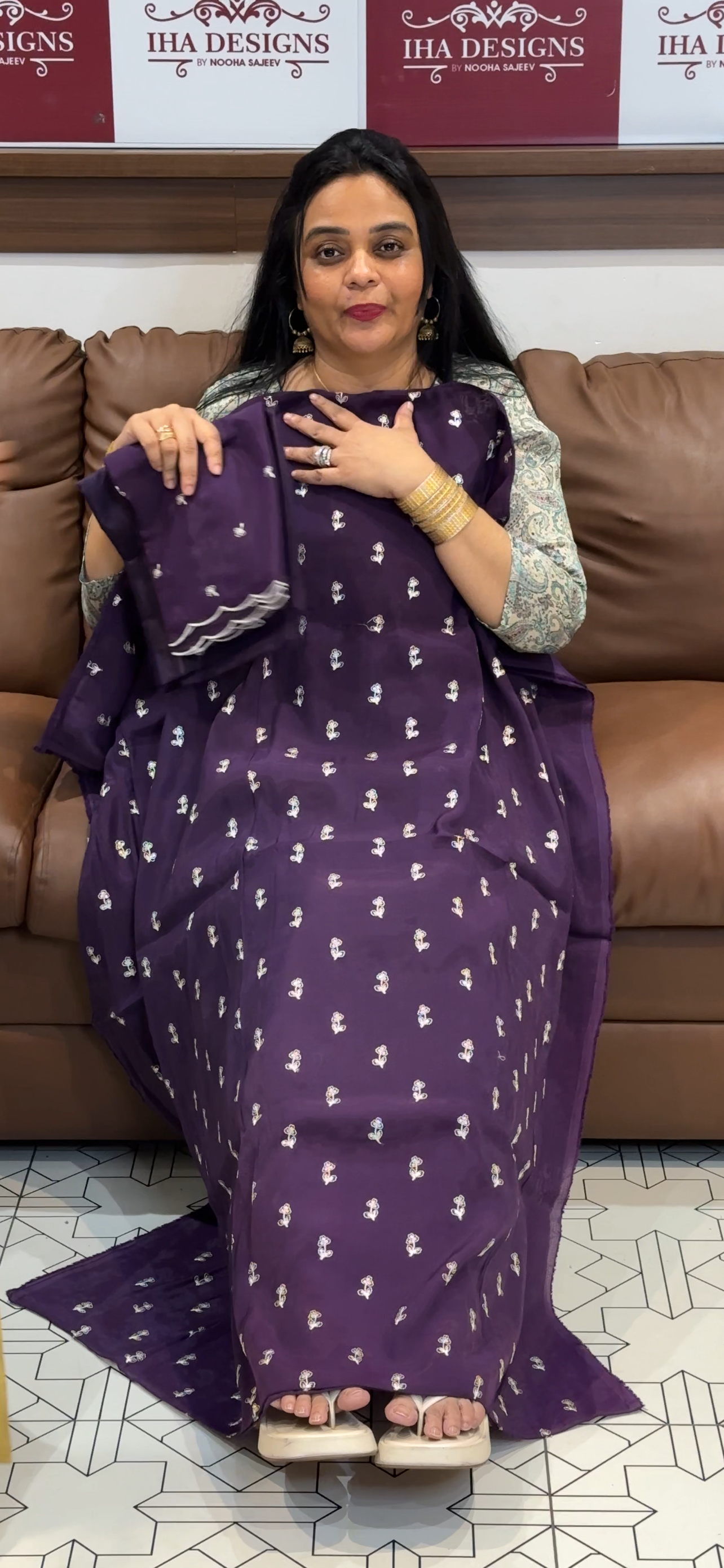 OFFER SALES UNSTITCHED SALWAR SUITS - IHA 34977