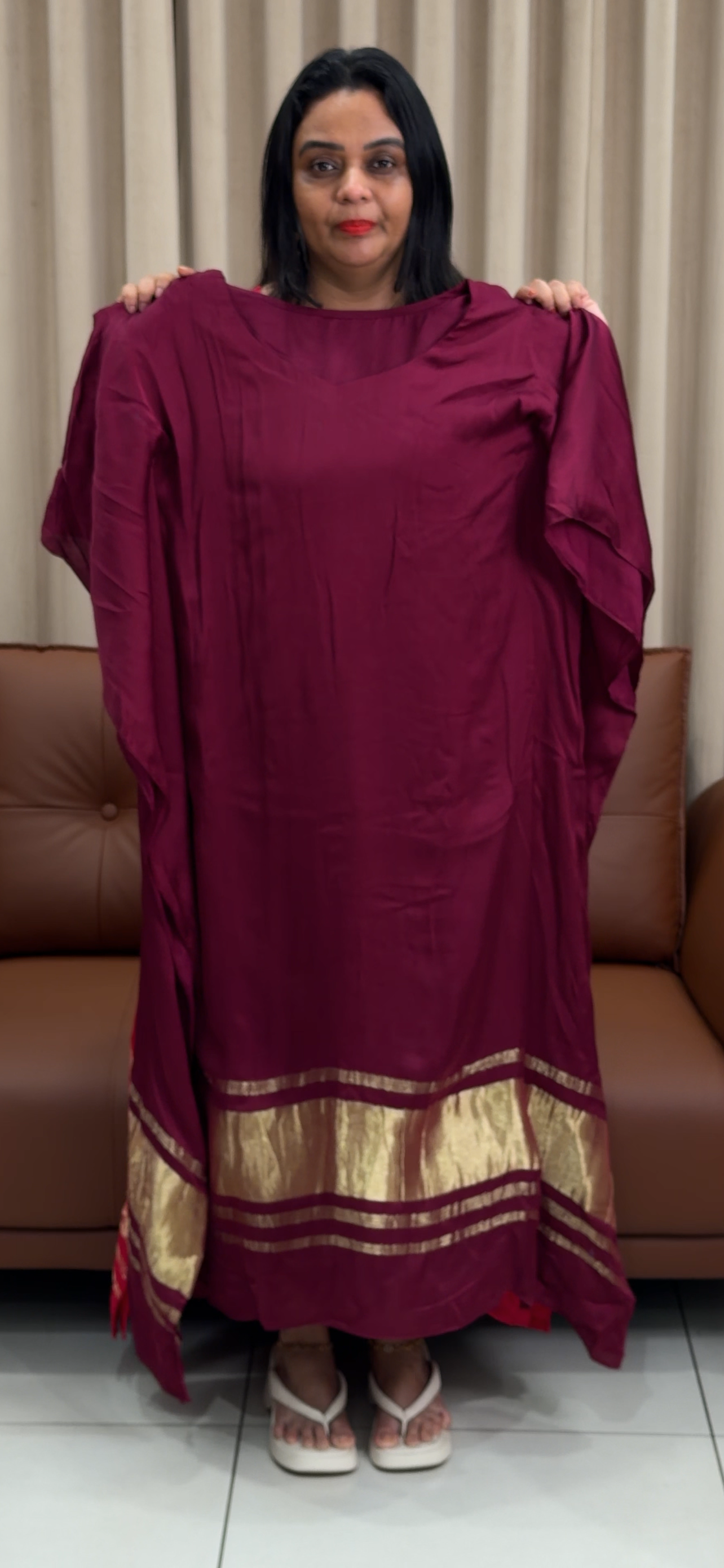 IHA'S IN-HOUSE MODAL KAFTAN TOPS - IHA 33530