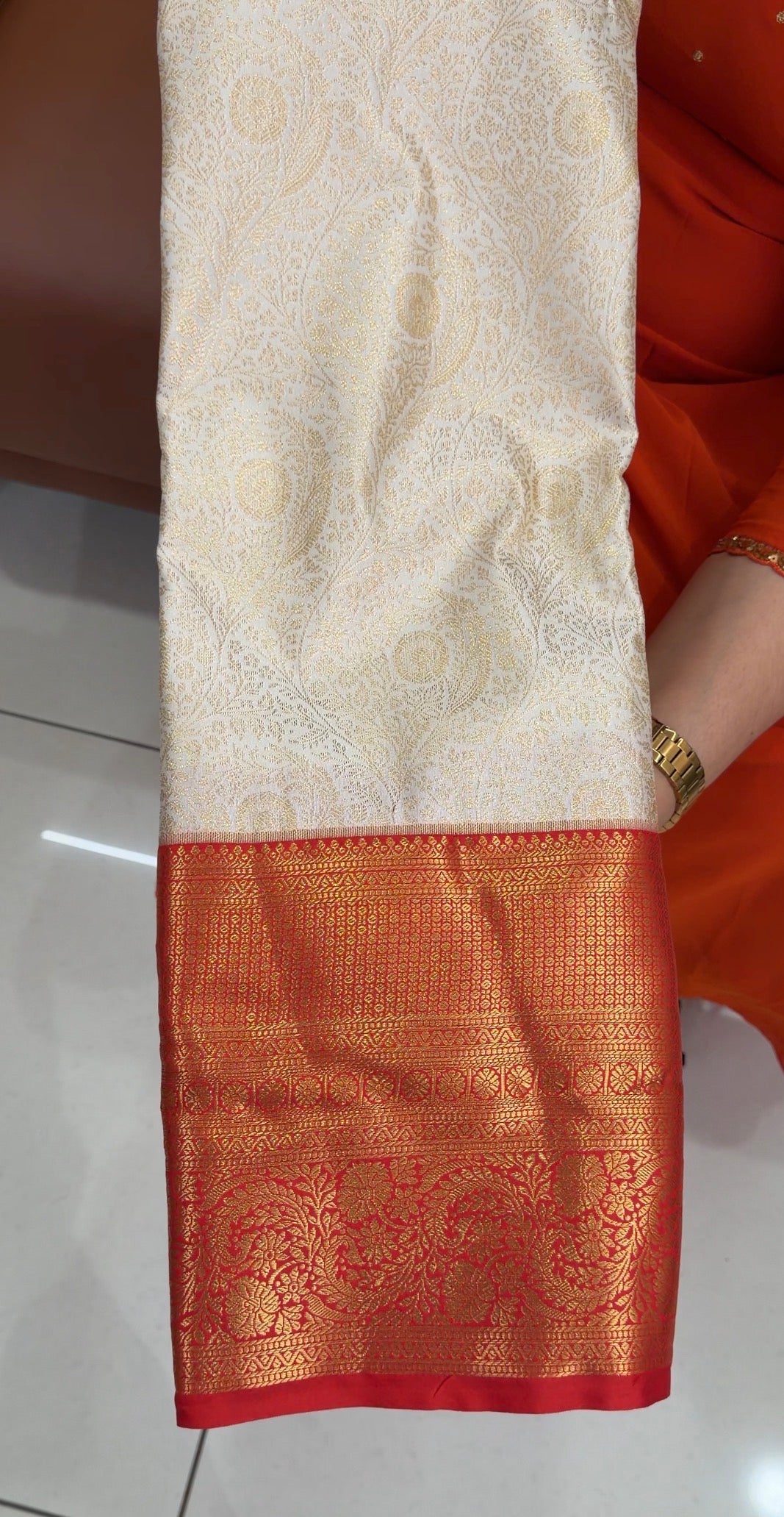 SEMI KANCHIPURAM SAREES - IHA 34254