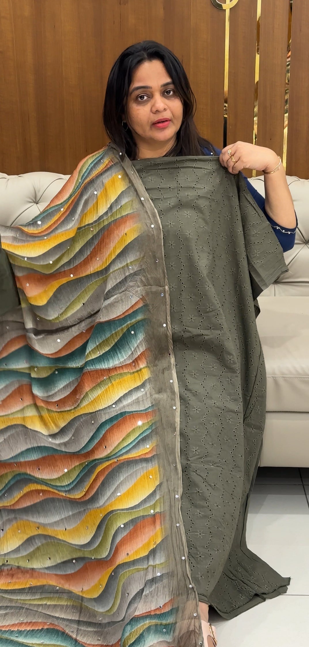 COTTON HAKOBA UNSTITCHED SALWAR SUITS- IHA 28809