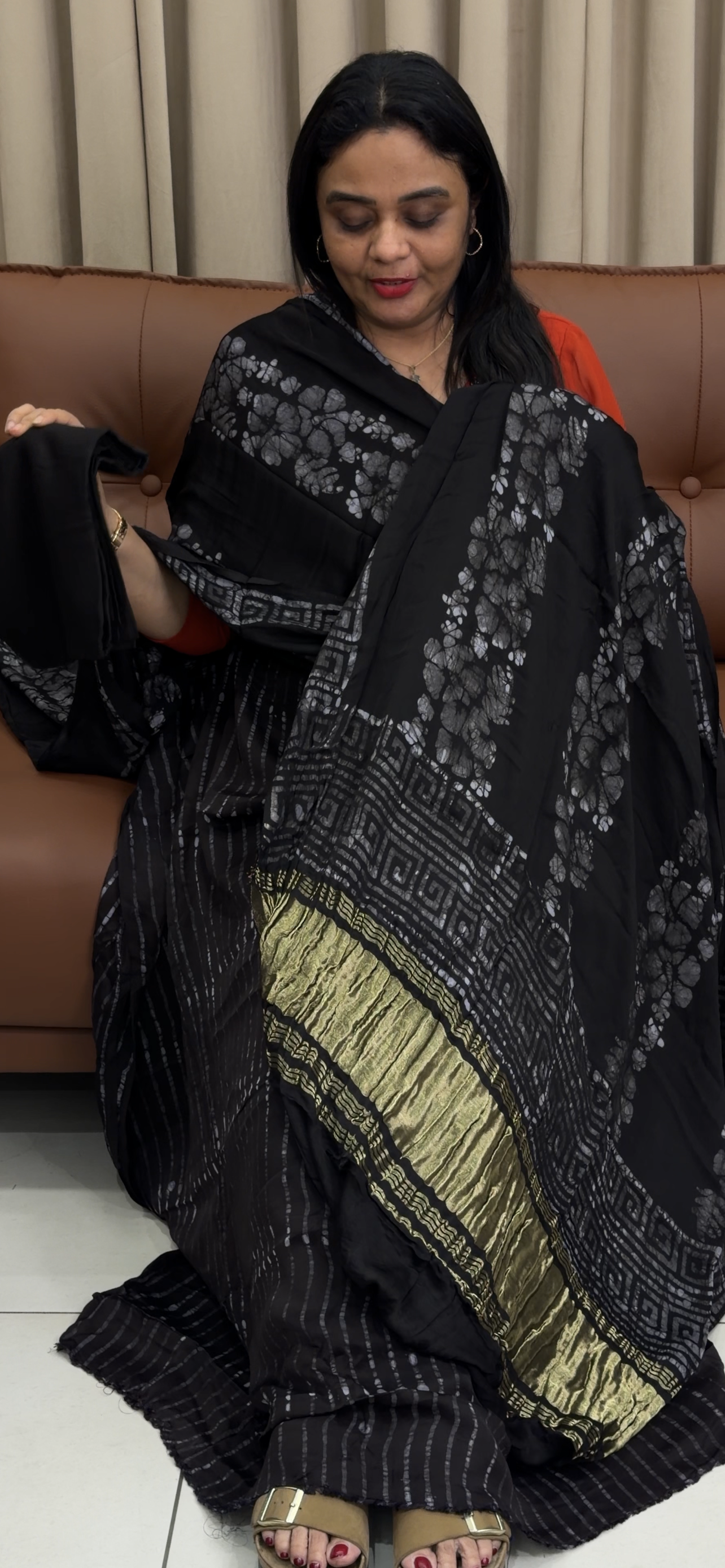 MODAL SILK UNSTITCHED SALWAR SUITS - IHA 33748