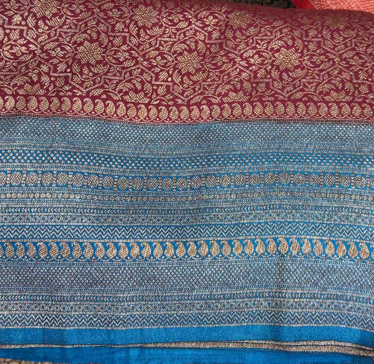 SEMI KATAN SAREE - IHA 18189