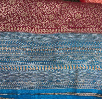 SEMI KATAN SAREE - IHA 18189