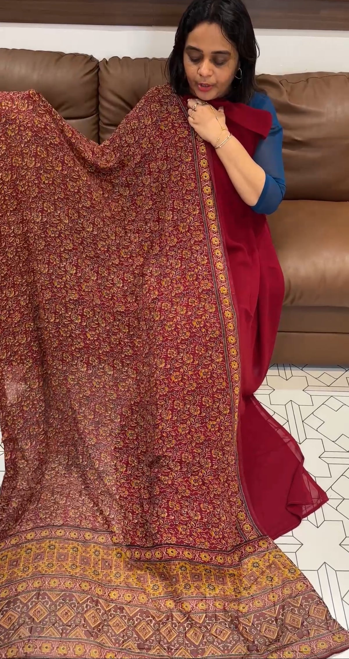 GEORGETTE UNSTITCHED SALWAR SUITS - IHA 26633