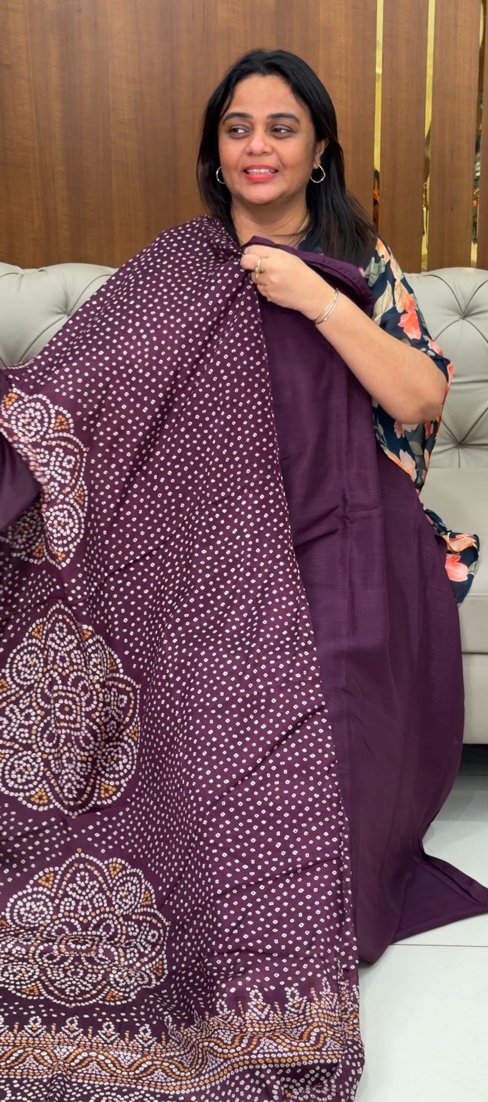 SEMI RAW SILK UNSTITCHED SALWAR SUITS - IHA 28975