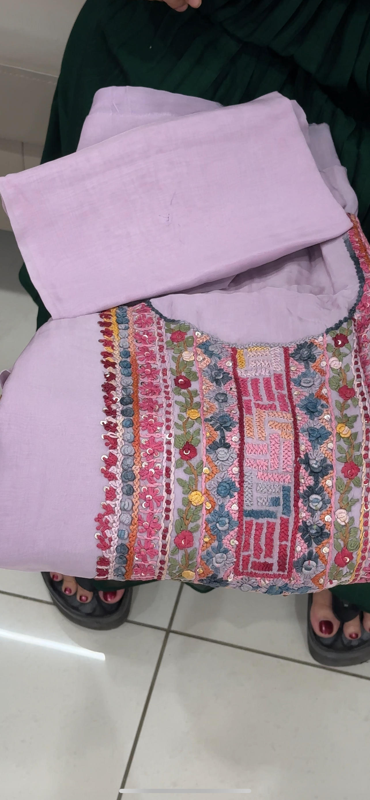 VISCOSE ORGANZA UNSTITCHED SALWAR SUITS - IHA 28546