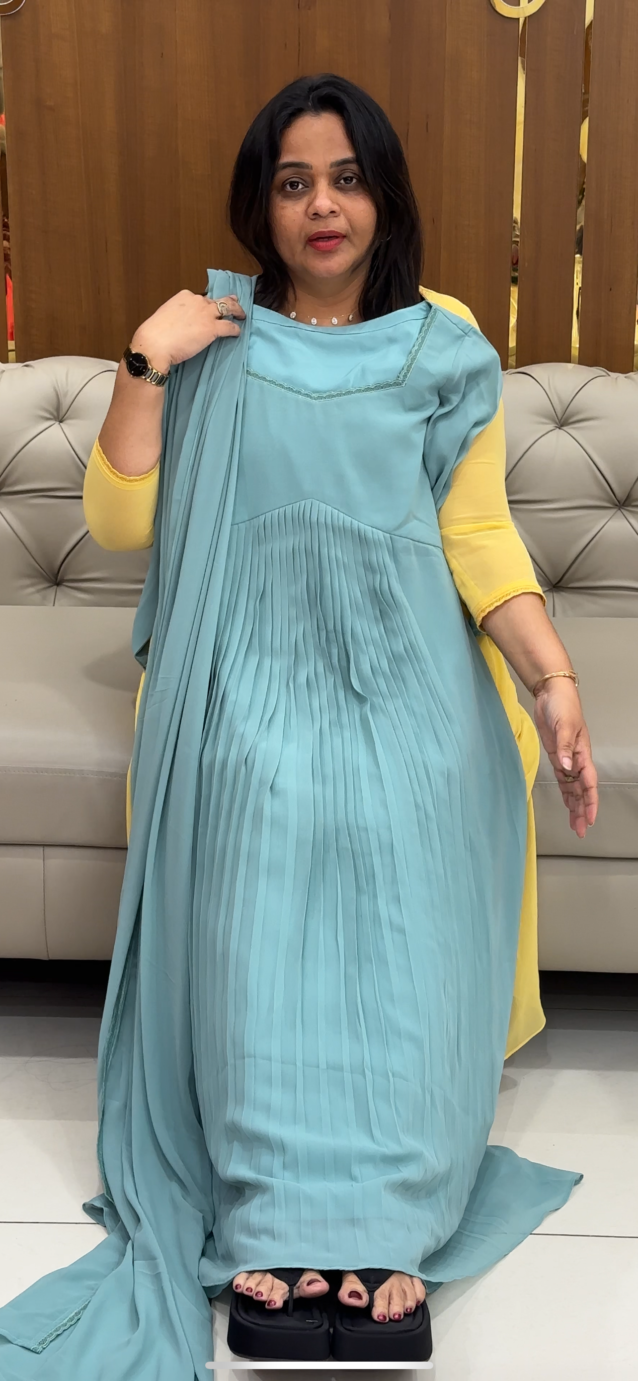 IHA'S IN-HOUSE TOP AND DUPATTA -  IHA 29408