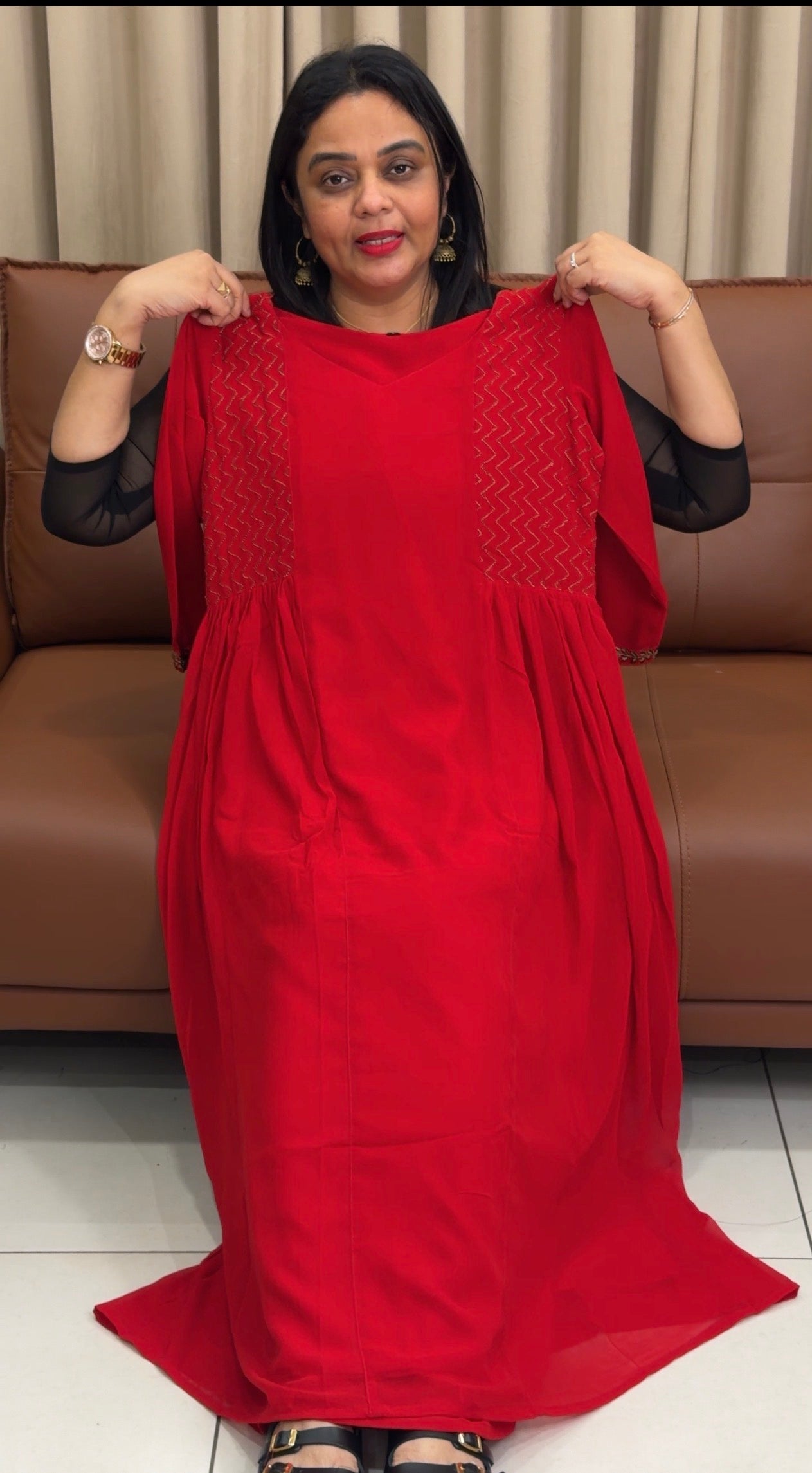 GEORGETTE  ALINE TOPS - IHA 33983