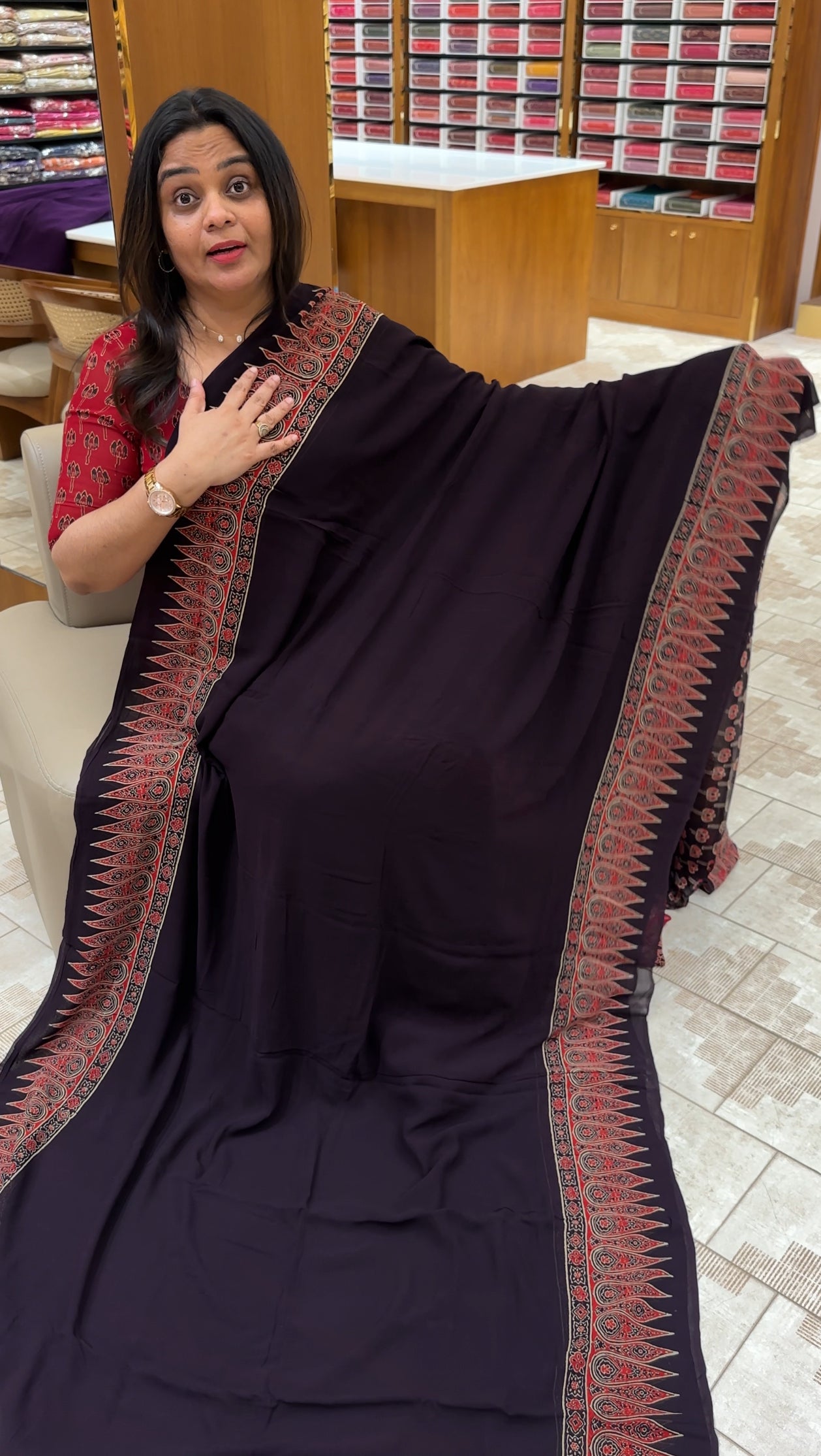 GEORGETTE SAREES - IHA 28225