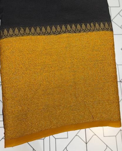 SEMI BANARASI SAREES - IHA 17767