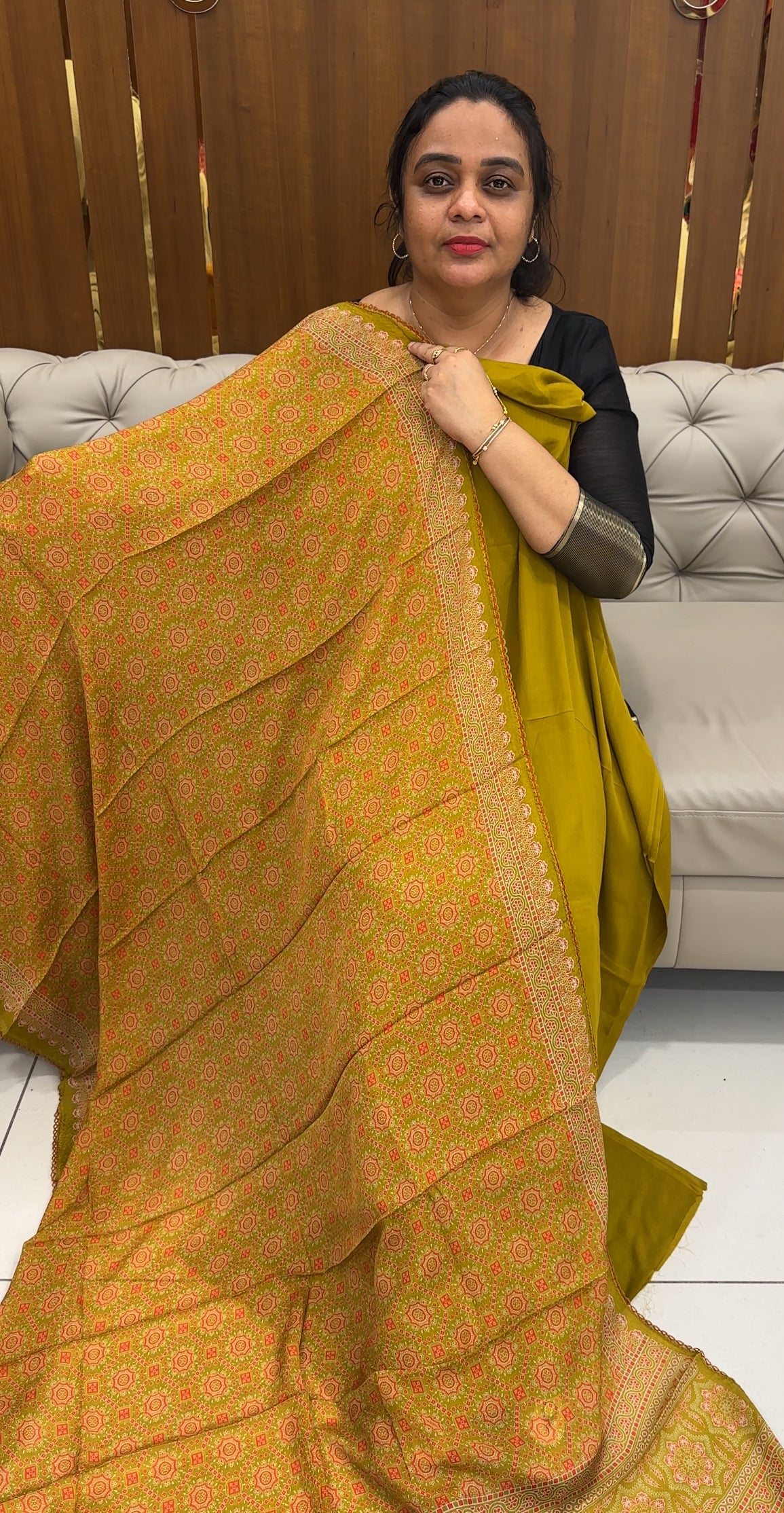 PLATINUM CHIFFON UNSTITCHED SALWAR SUITS - IHA 26758