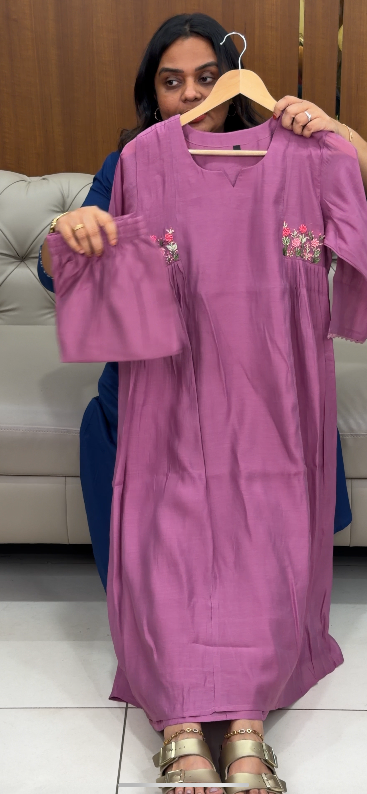 MALAI CHANDERI ALINE TOP AND BOTTOM - IHA 30839