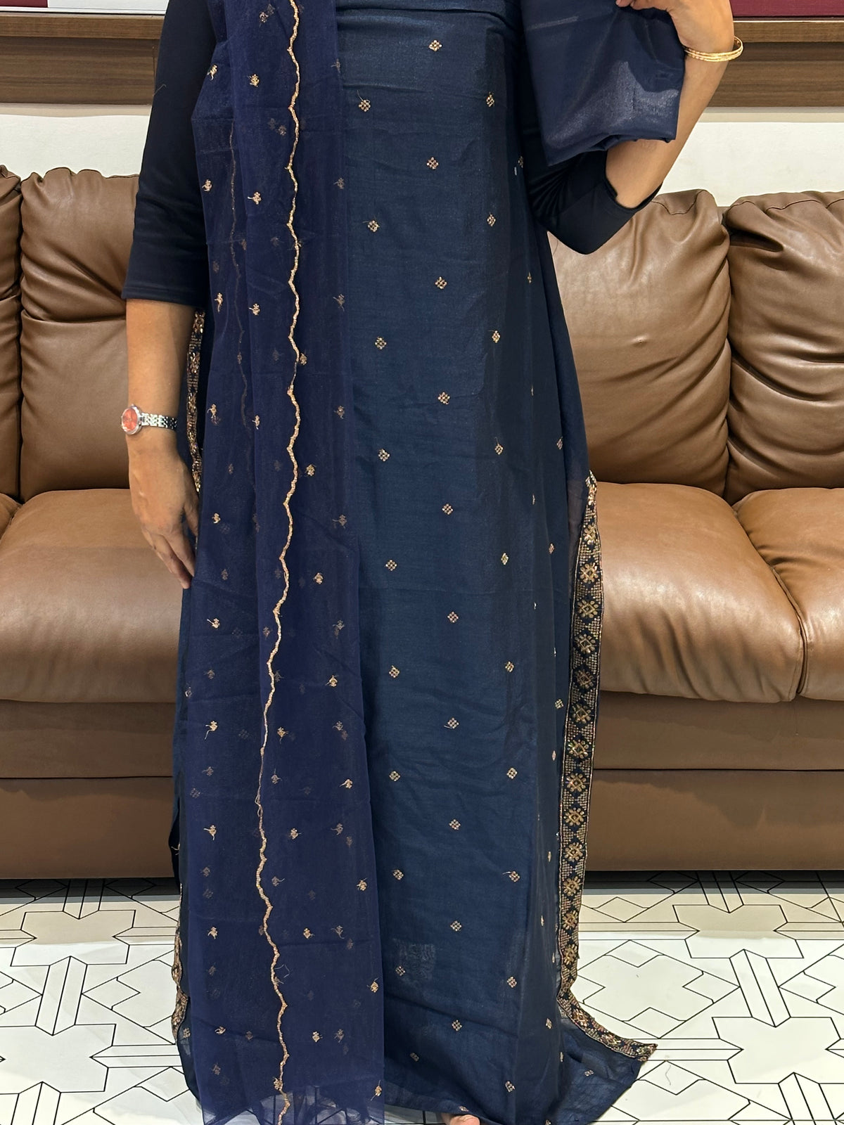 OFFER SALES UNSTITCHED SALWAR SUITS - IHA 35834