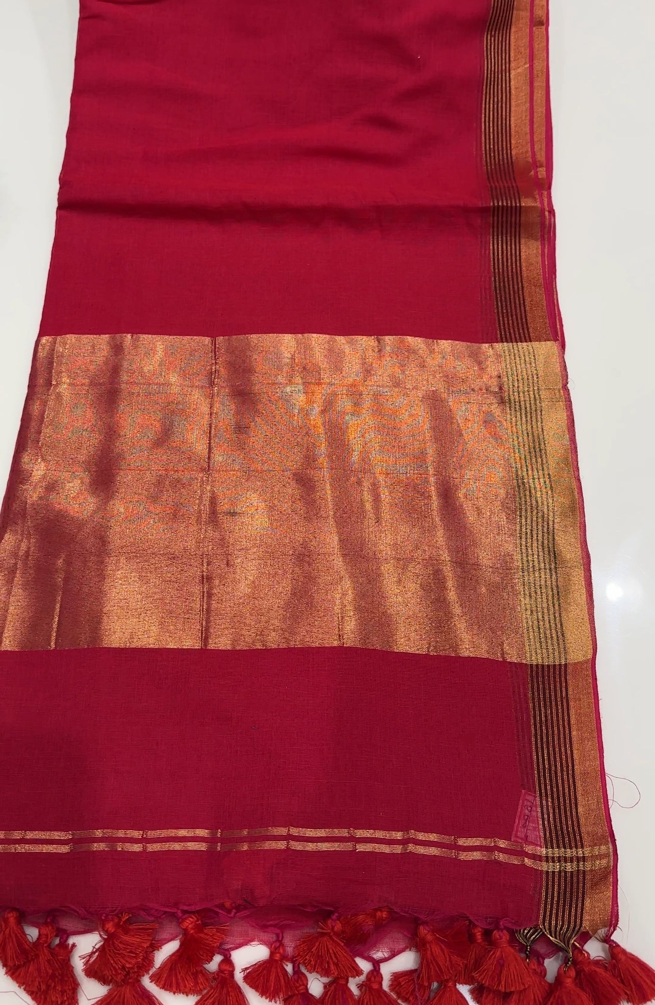 KHADDI COTTON SAREE - IHA 16220