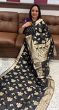 VISCOSE ORGANZA SAREES - IHA 16779