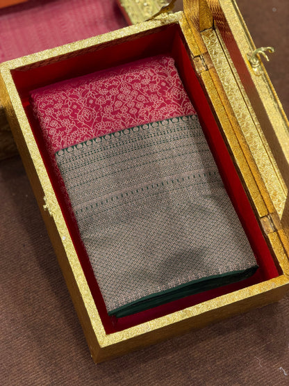 DESIGNER KANCHIPURAM SAREES - IHA 34428
