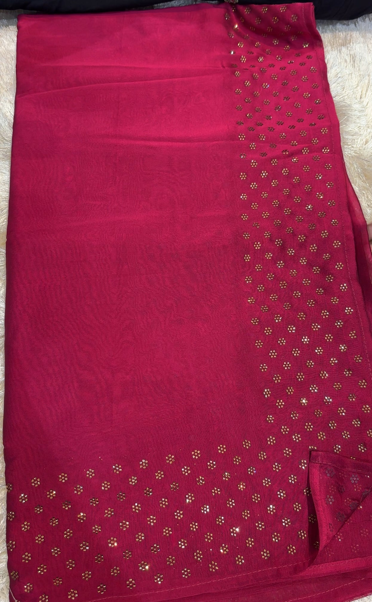 SILKY GEORGETTE SAREES - IHA 27784