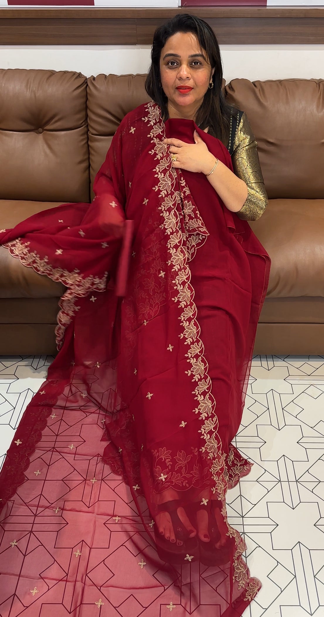 BUDGET BUY UNSTITCHED SALWAR SUITS - IHA 25619
