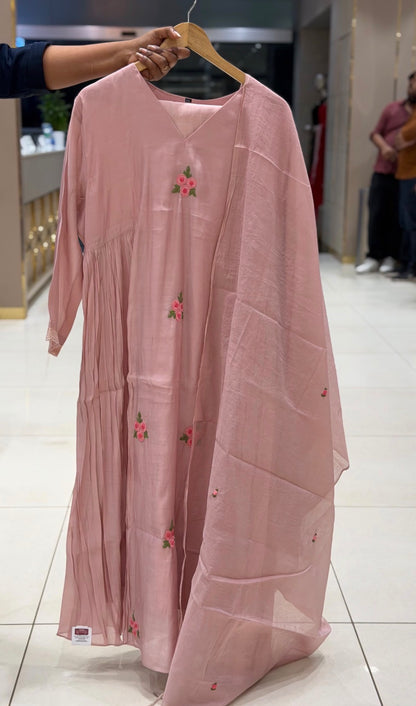 PARTY WEAR TOP,BOTTOM AND DUPATTA - IHA 35423