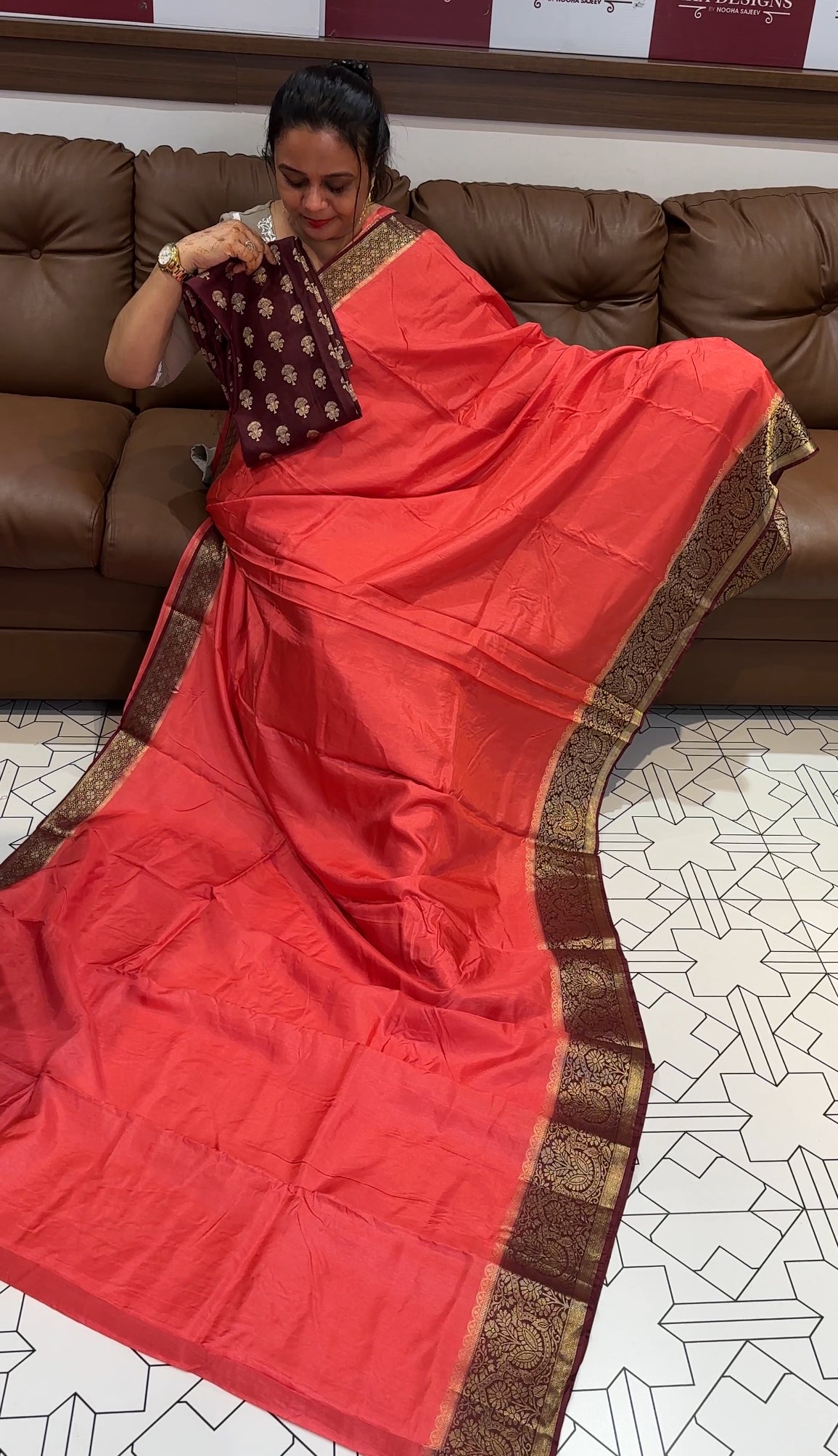 SILK BANARASI SAREE - IHA 16474