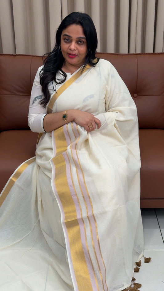 MUL MUL SAREES - IHA 34245