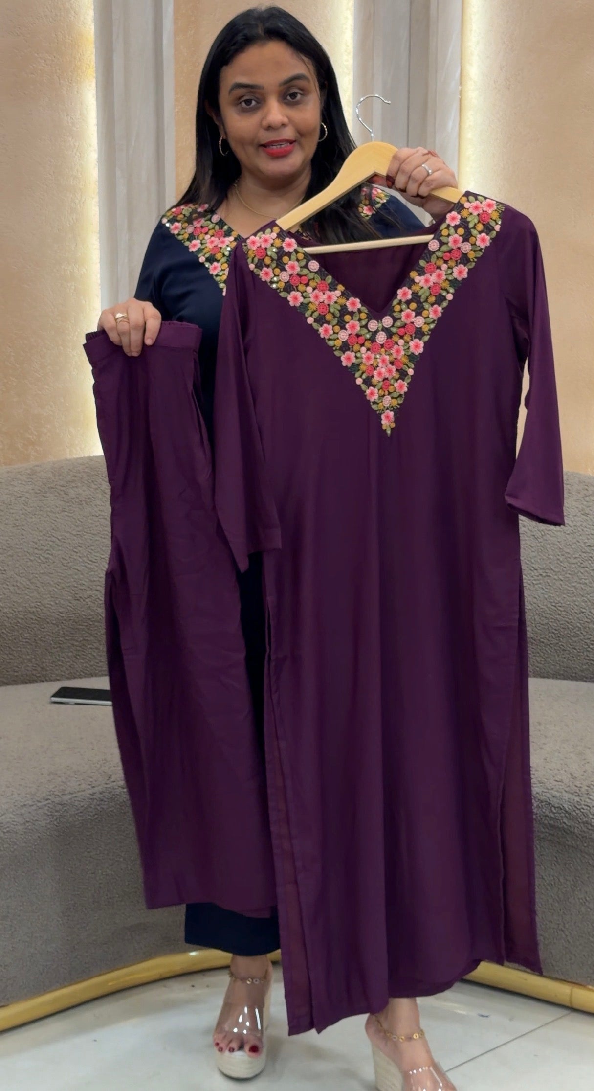 IHA'S IN-HOUSE RAYON TOP AND BOTTOM - IHA 33460