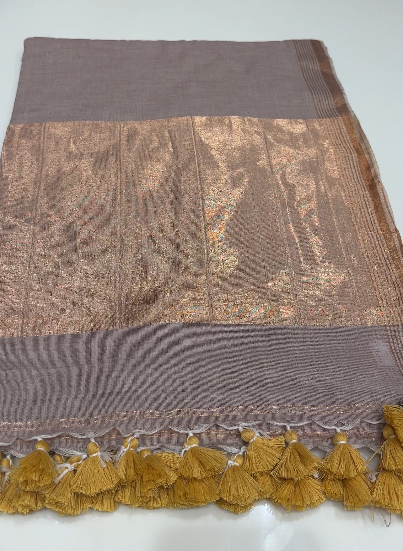 KHADDI COTTON SAREE - IHA 16967