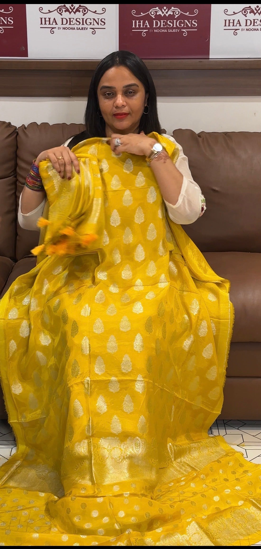 BANARASI UNSTITCHED SALWAR SUITS - IHA 31568