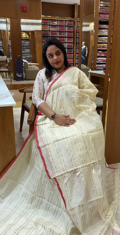 MALAI CHANDERI SAREES IHA 25085