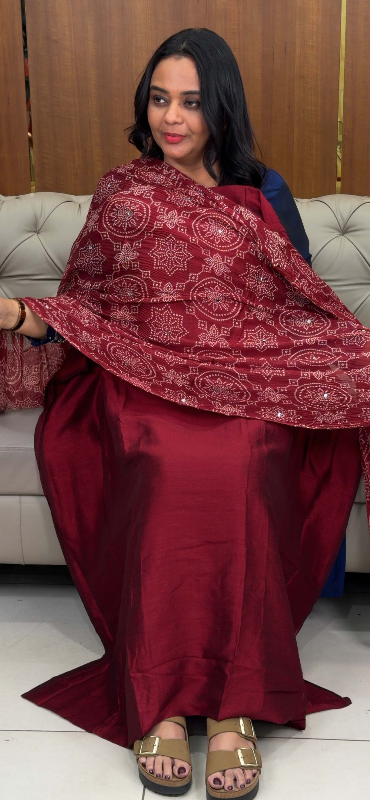 SEMI RAW SILK UNSTITCHED SALWAR SUITS - IHA 32605
