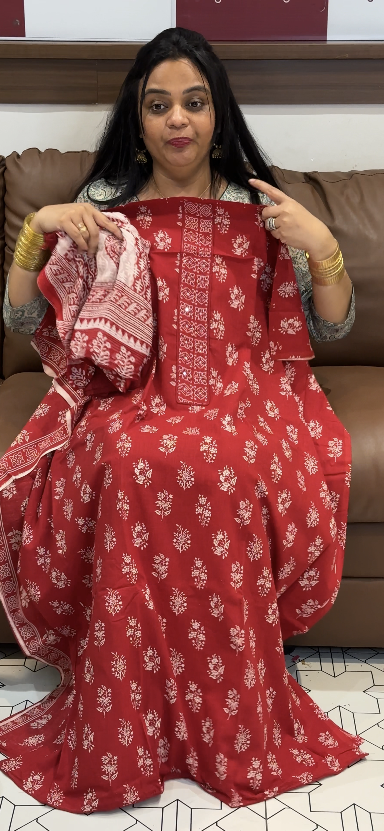 OFFER SALES UNSTITCHED SALWAR SUITS - IHA 34979