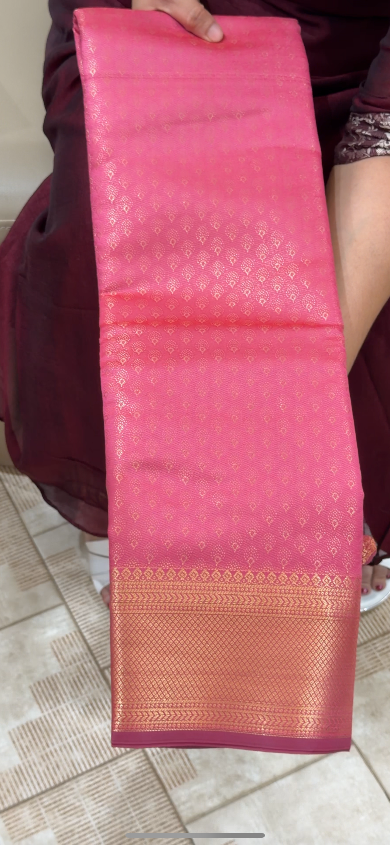 SEMI BROCADE SAREES - IHA 29092