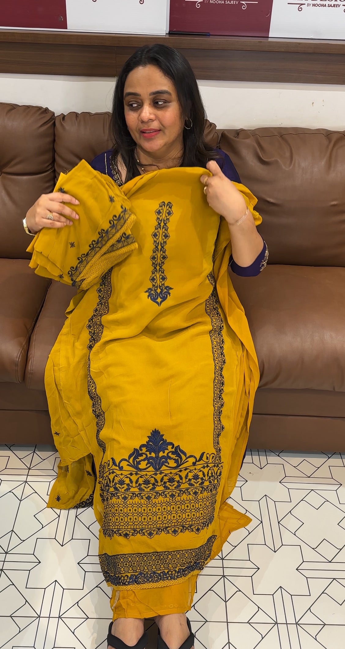 VISCOSE GEORGETTE UNSTITCHED SALWAR SUITS - IHA 27796