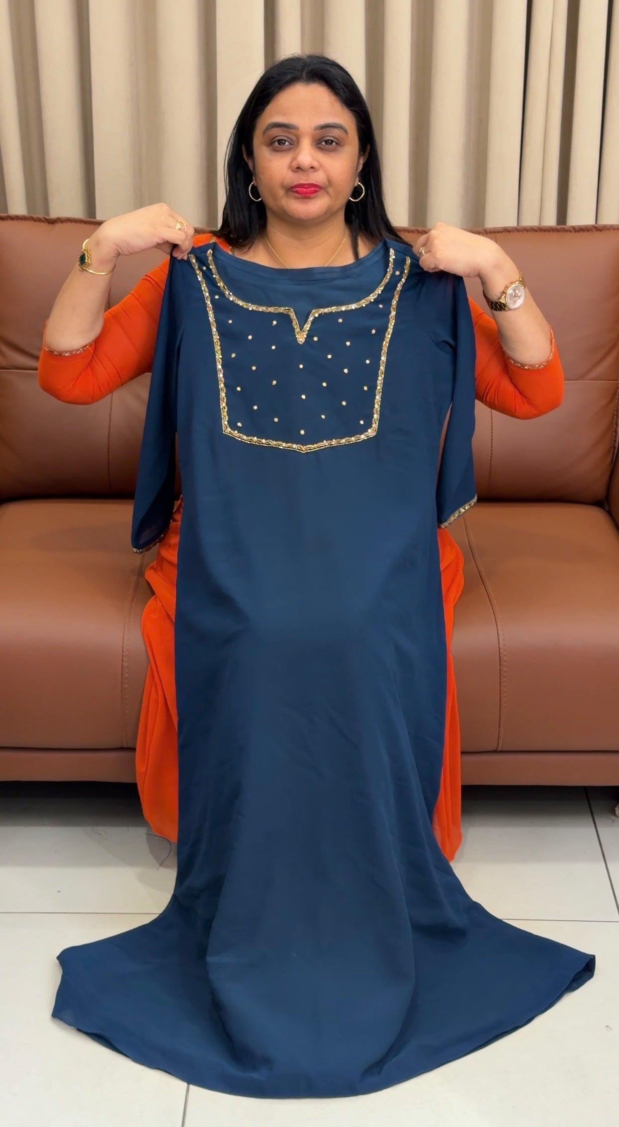 IHA'S IN-HOUSE HAND WORKED ALINE TOPS - IHA 34252