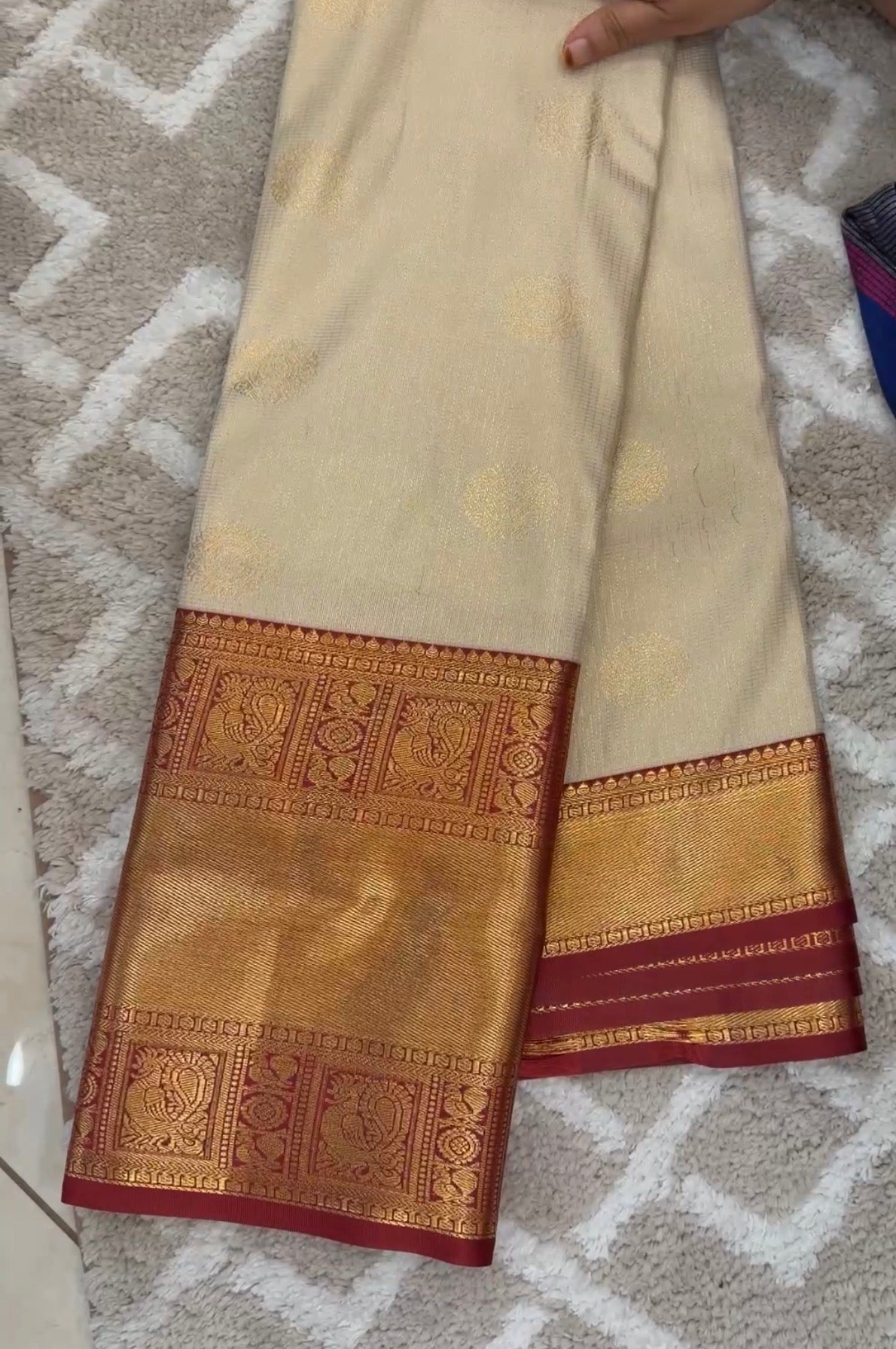 SEMI KANCHIPURAM SILK SAREES - IHA 33132