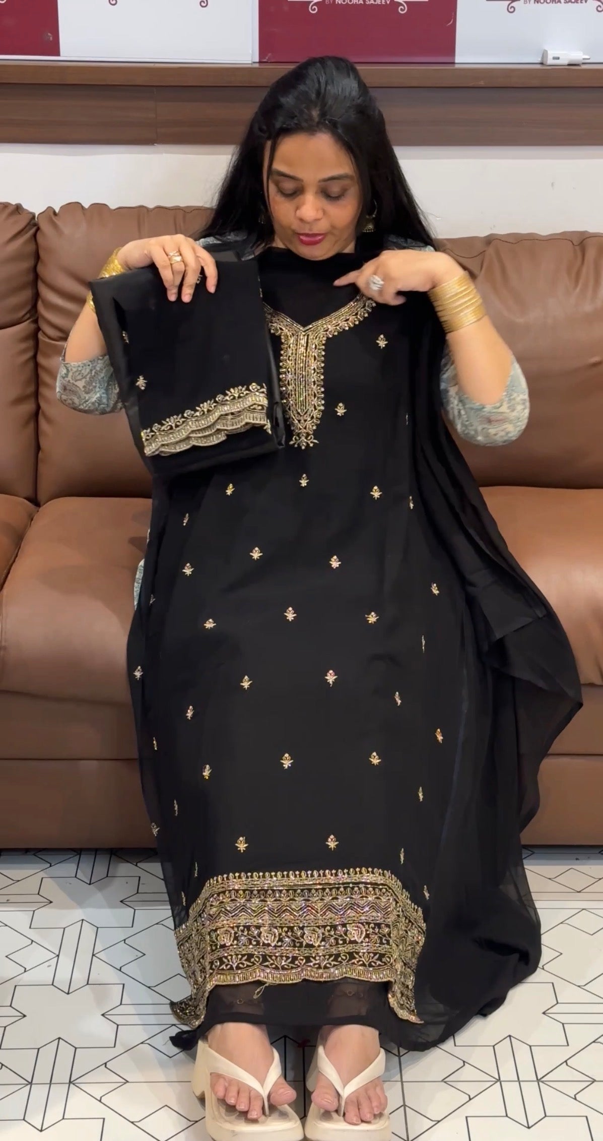 OFFER SALES UNSTITCHED SALWAR SUITS - IHA 34973