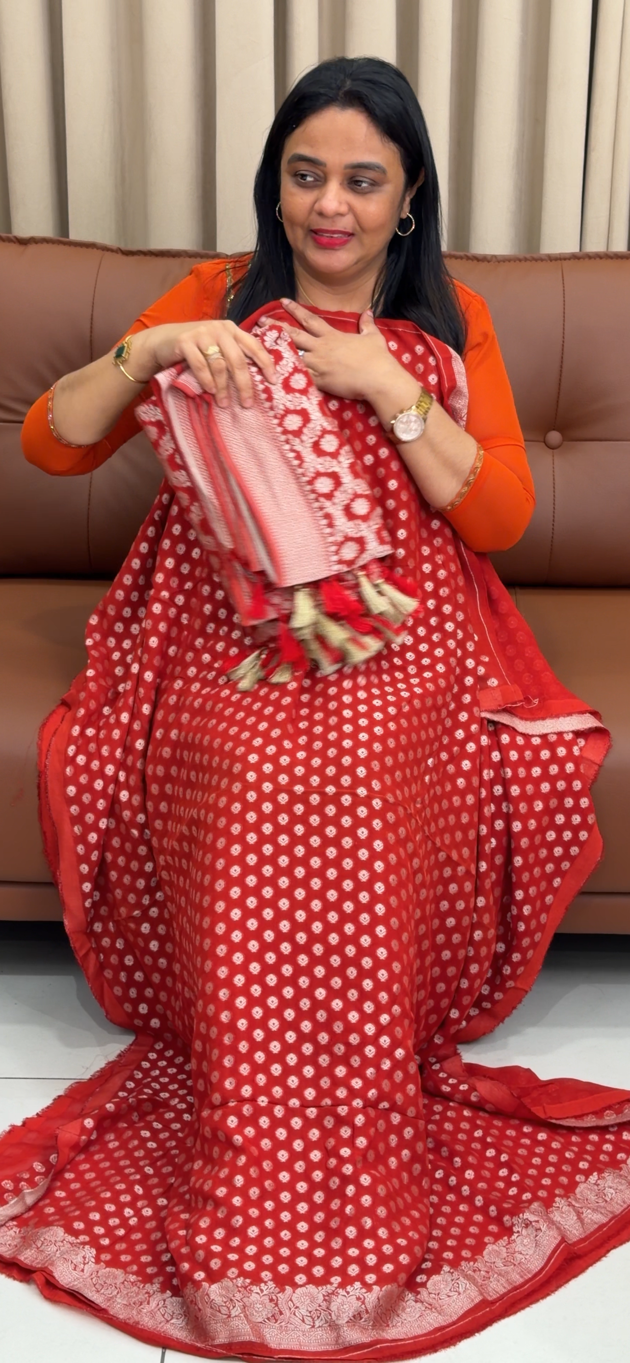 VISCOSE GEORGETTE UNSTITCHED SALWAR SUITS - IHA 34287