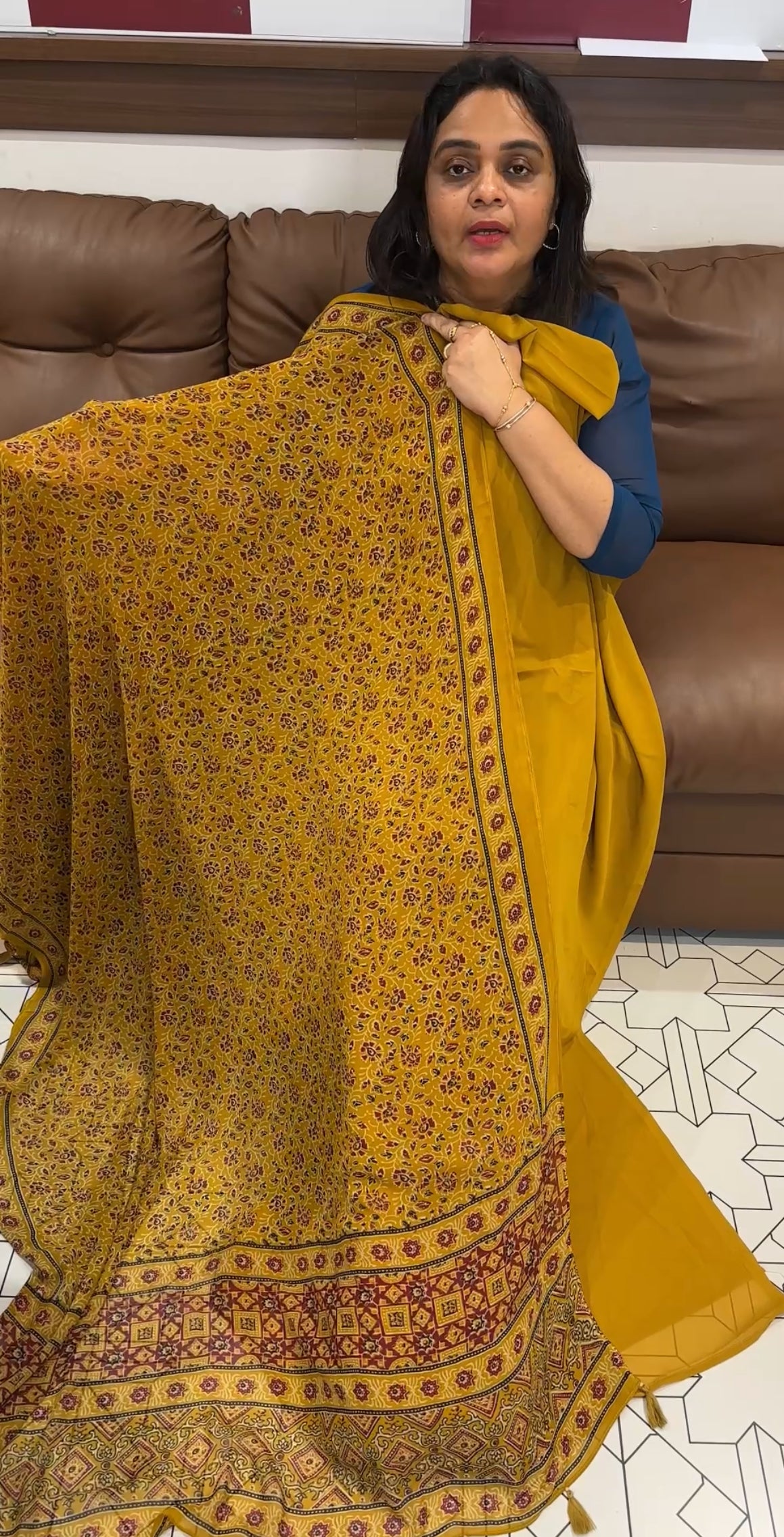 GEORGETTE UNSTITCHED SALWAR SUITS - IHA 26633
