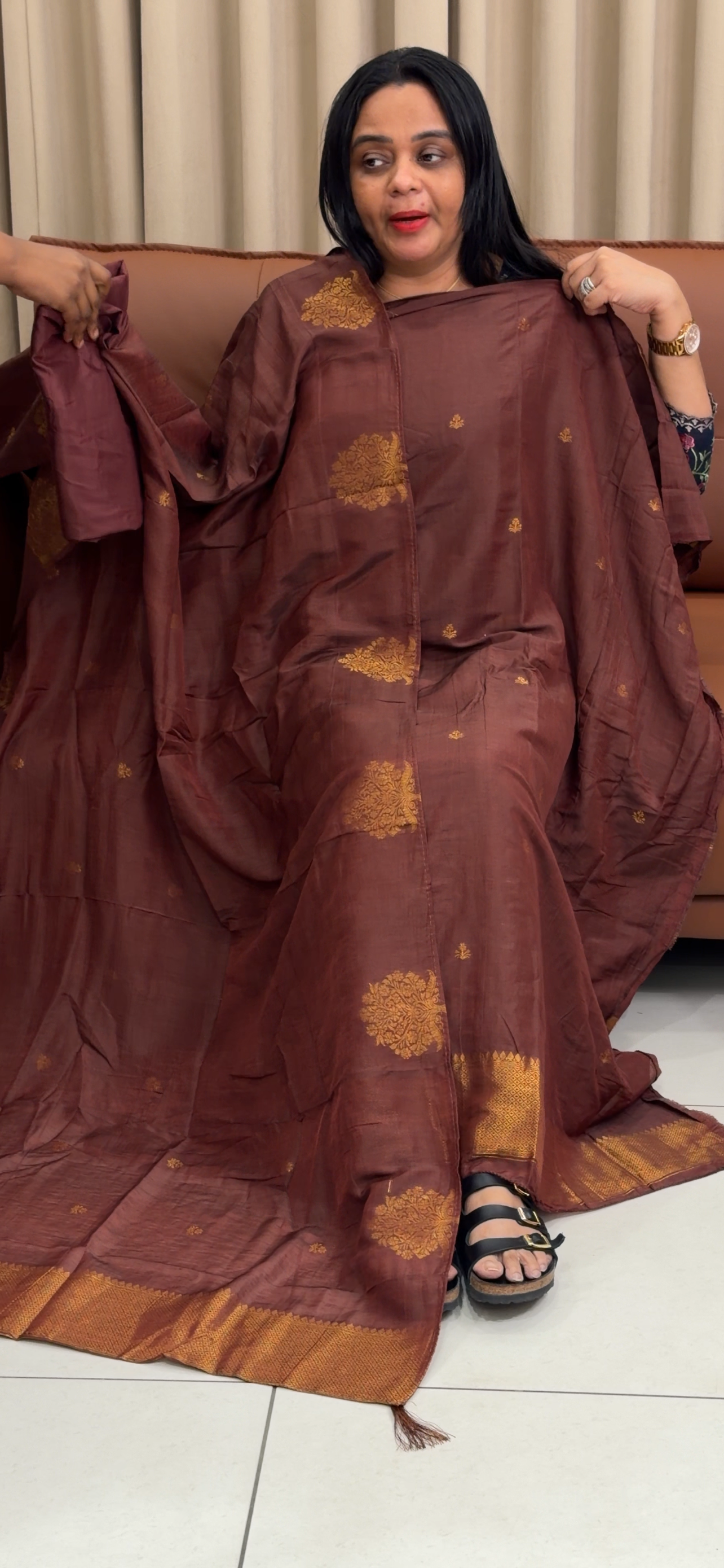 BANARASI UNSTITCHED SALWAR SUITS - IHA 35254