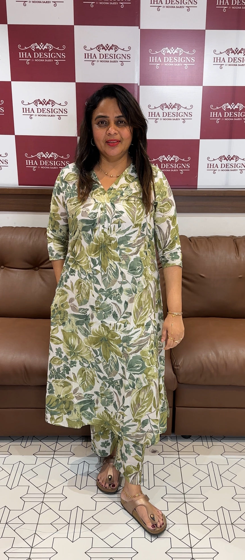 PRINTED COTTON CO-ORDS SETS - IHA 26254